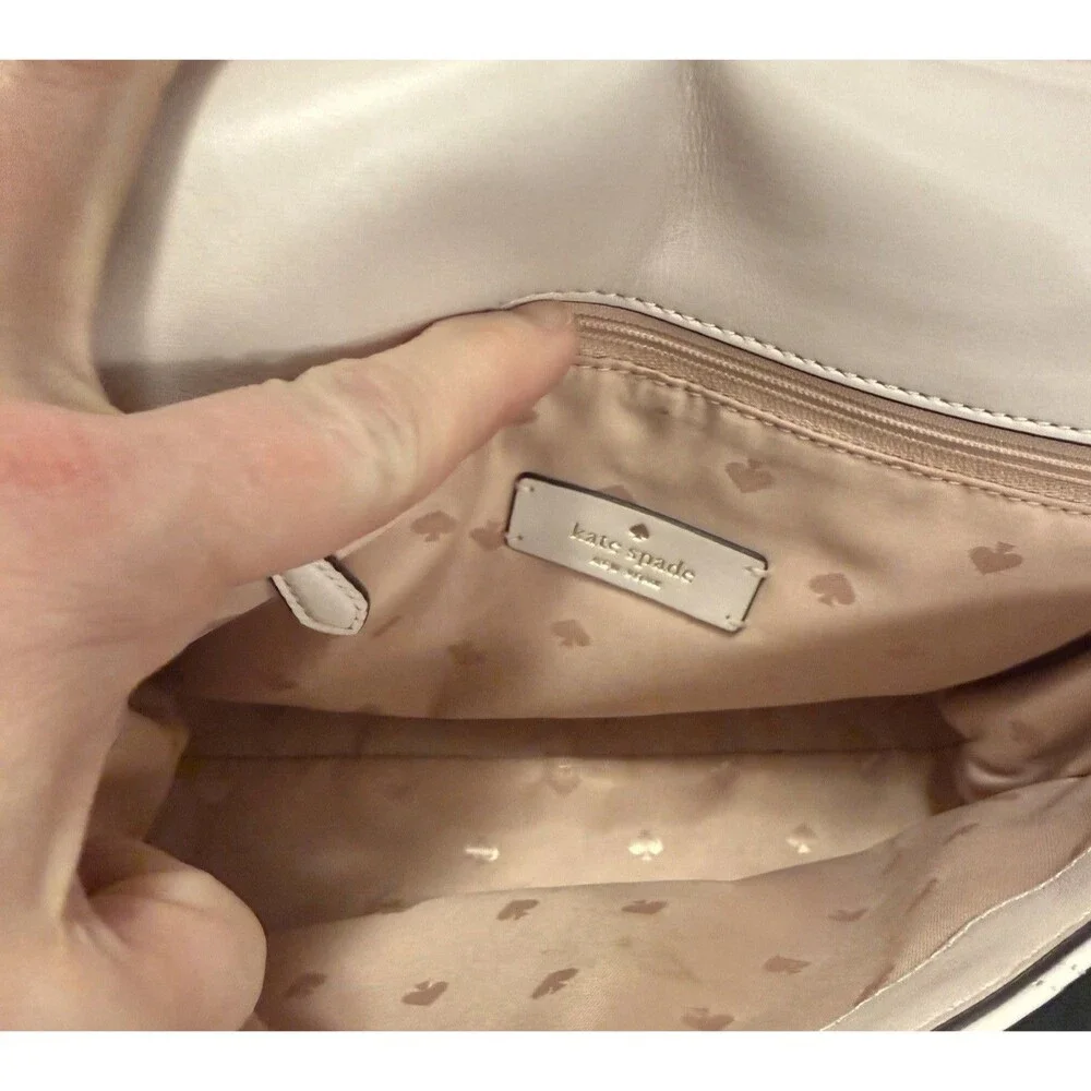 Kate Spade New York Natalia‎ Quilted Pink Convertible Crossbody Handbag Purse